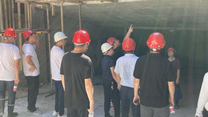 百酈玲瓏府項目5#、6#樓主體結(jié)構(gòu)順利通過驗收