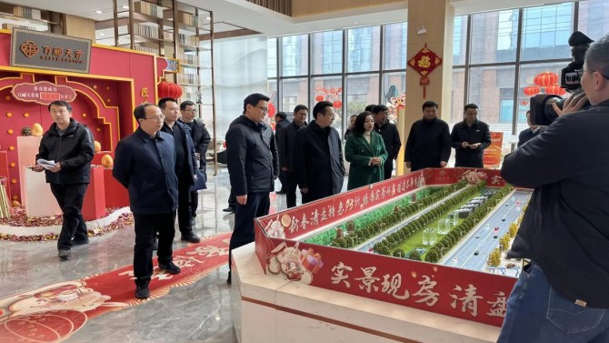 何東帶隊(duì)調(diào)研指導(dǎo)百酈天香項(xiàng)目
